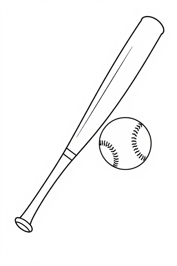 Baseball-Malvorlage herunterladen