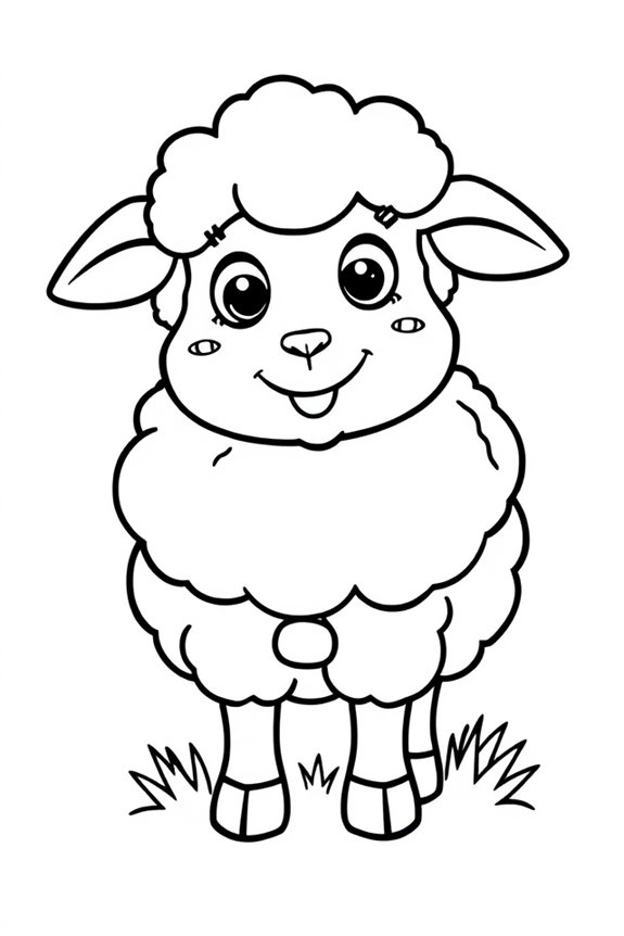 Bo Peep Schaf Ausmalbild