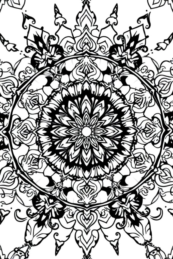 bratz Mandala Ausmalvorlage