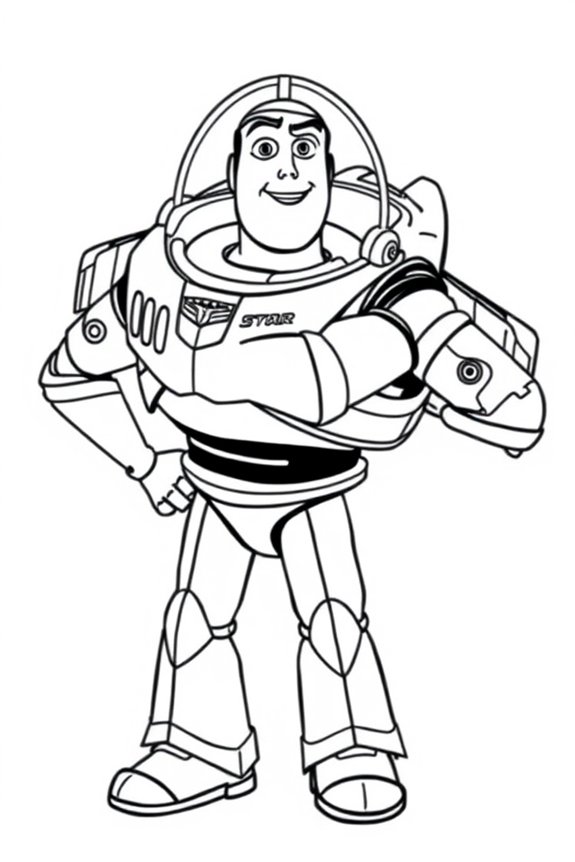 Buzz Lightyear Ausmalbild