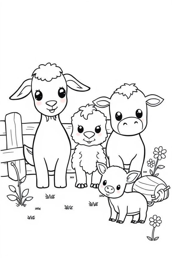 charmante Babybauernhoftiere