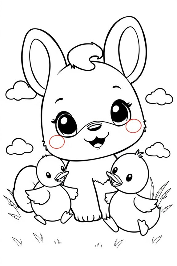 Cinnamoroll Entchen Malvorlage