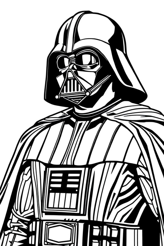 Darth Vader Ausmalbild