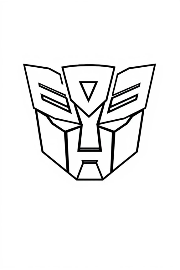 Decepticon-Logo Ausmalbild