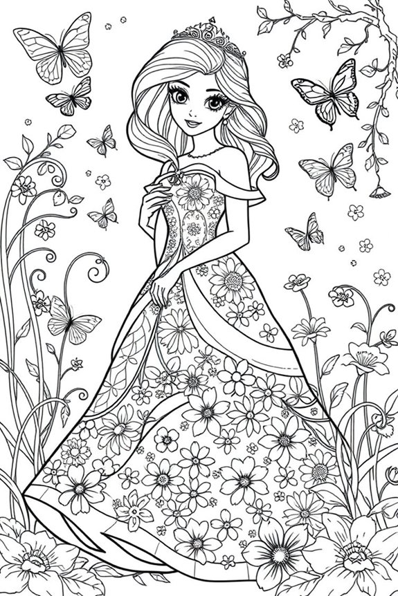 Disney Prinzessin Malvorlage