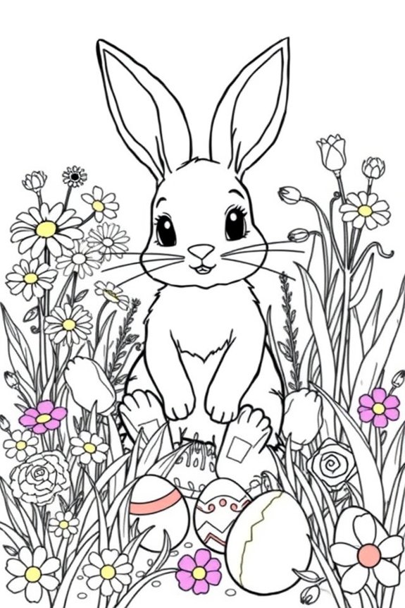 Osterhase Malvorlage