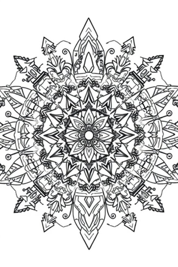 Fortnite Mandala Ausmalbild