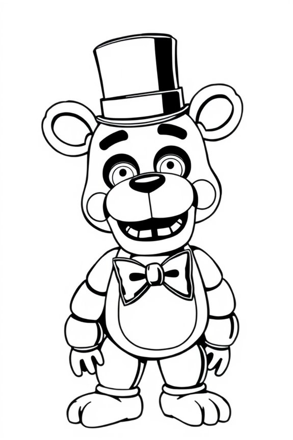 Freddy Fazbear Ausmalbild