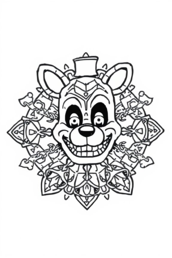 Freddy Fazbear's Pizza Ausmalbild