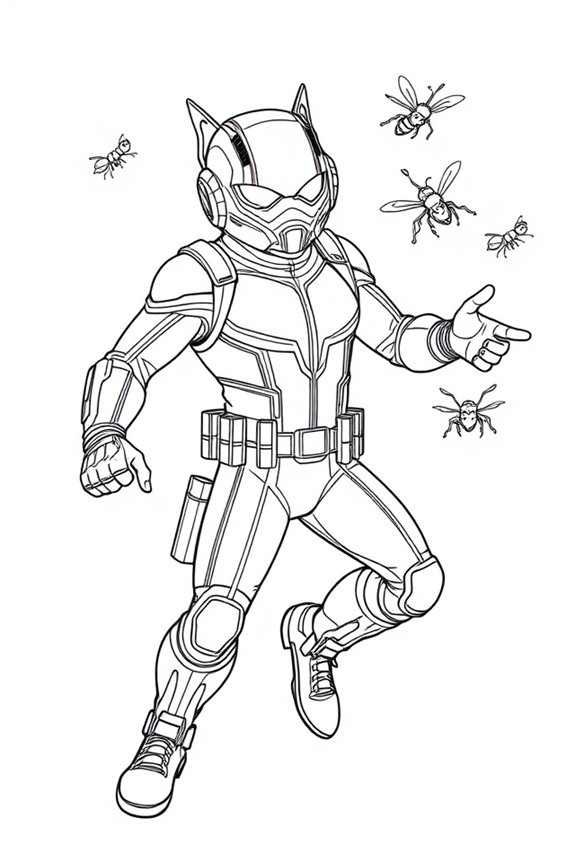 kostenloses Ant-Man Ausmalbild