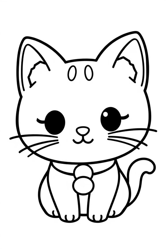 kostenloses Chococat-Ausmalbild