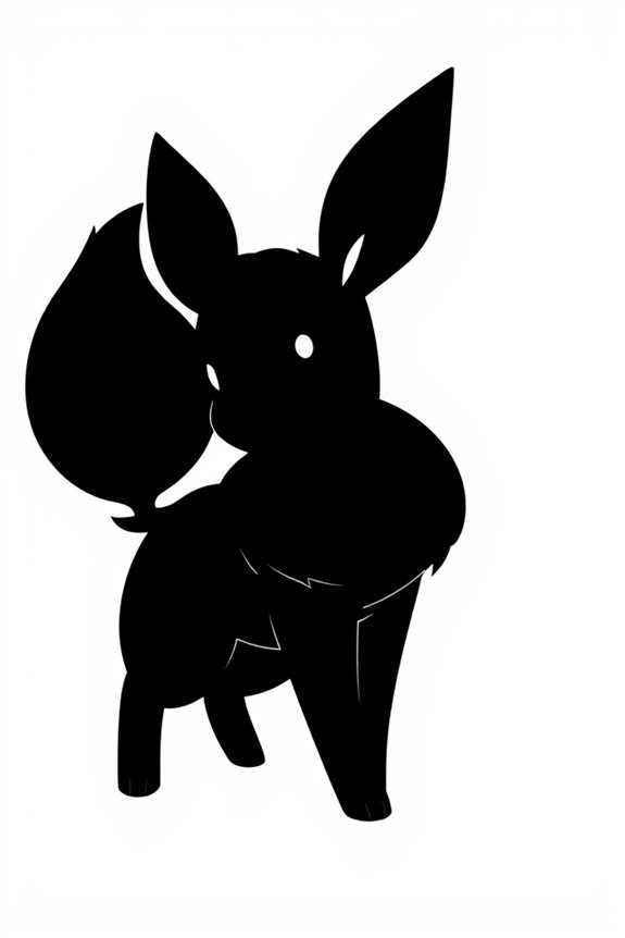 kostenlose Eevee-Ausmalvorlage