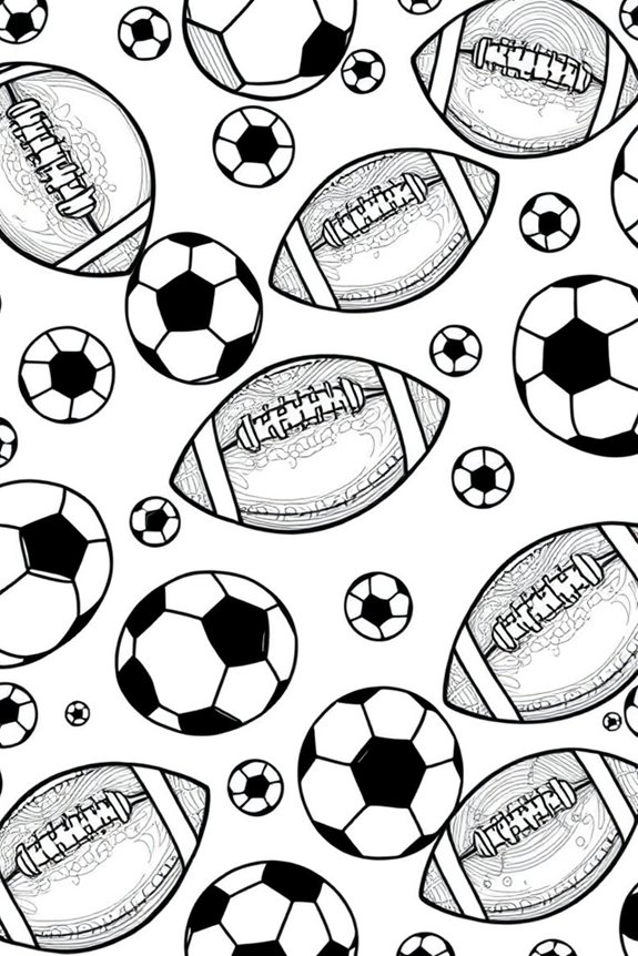 kostenlose Fußball-Malvorlage