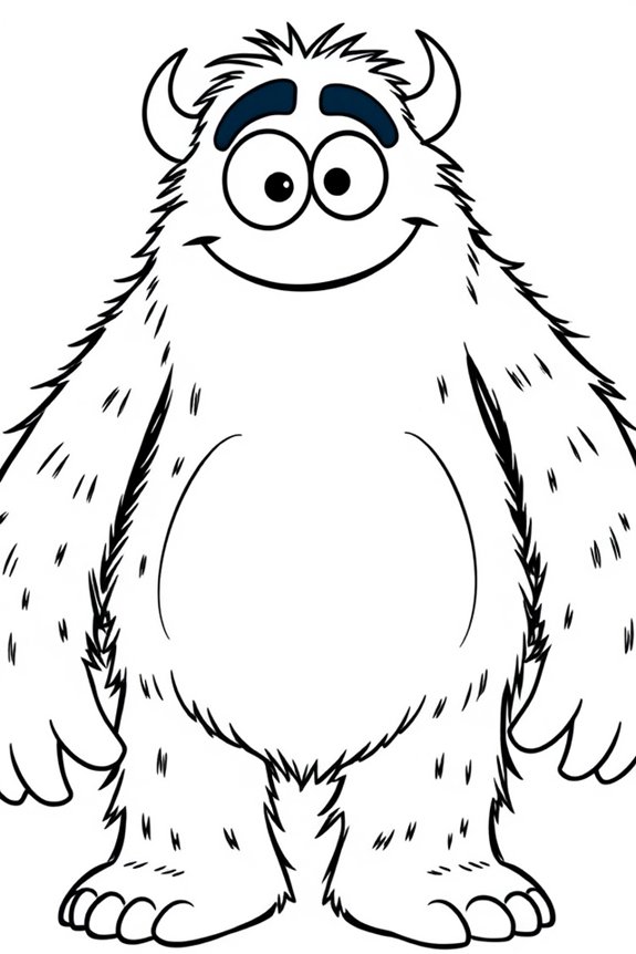 kostenlose Huggy Wuggy Ausmalbild