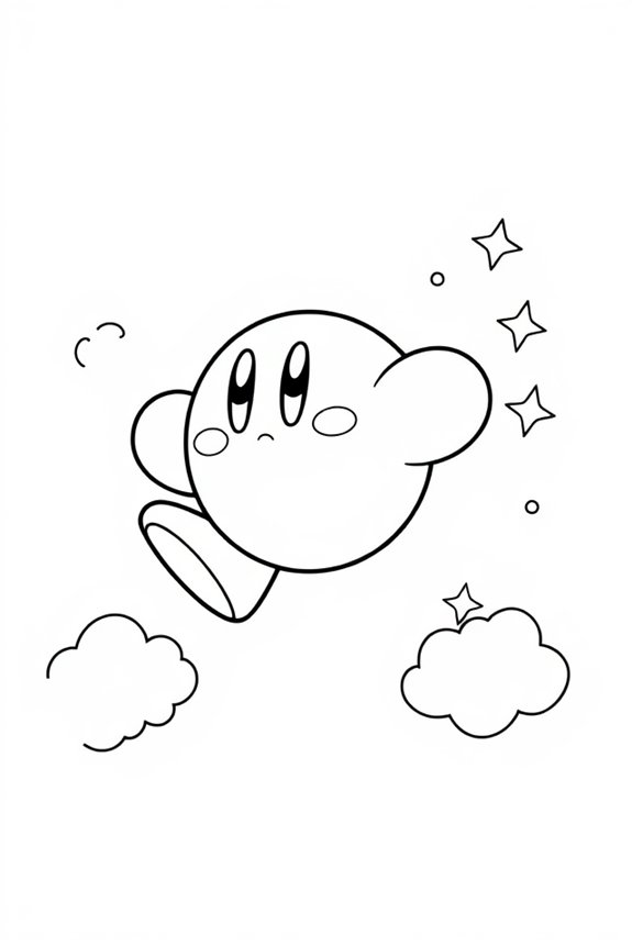 kostenlose Kirby-Malvorlage