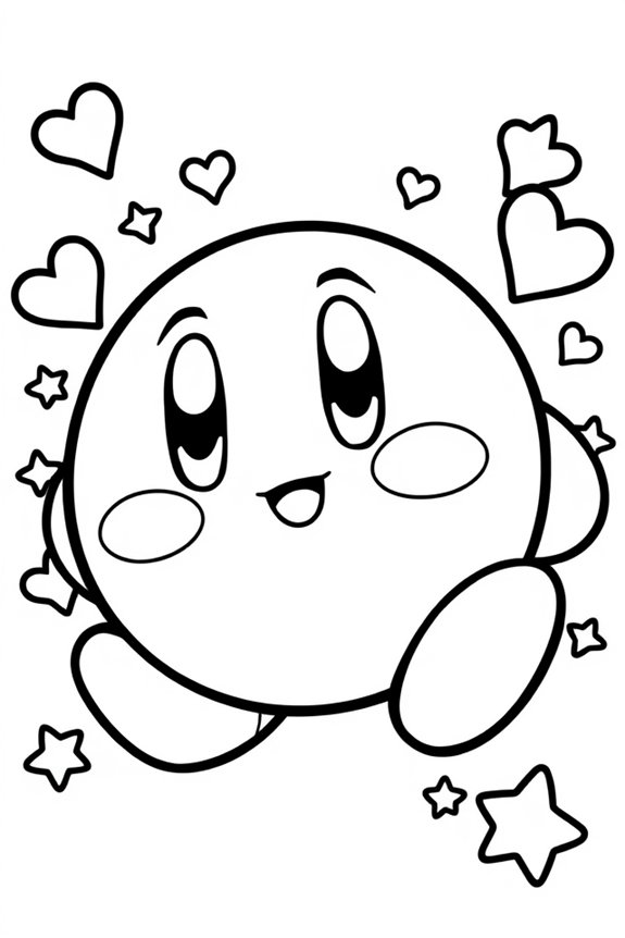 kostenlose Kirby-Malvorlagen