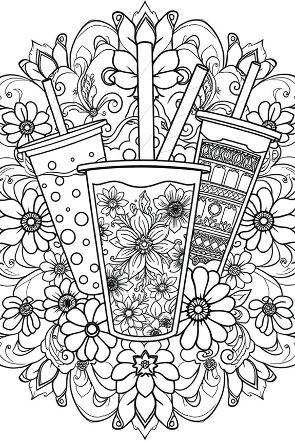 kostenlose Mandala Boba Ausmalbilder