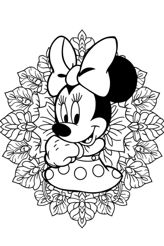 kostenloses Minnie Maus Mandala