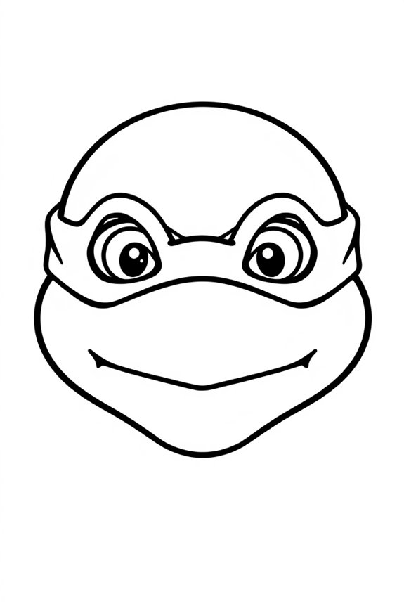 kostenlose Ninja Turtle Malvorlage