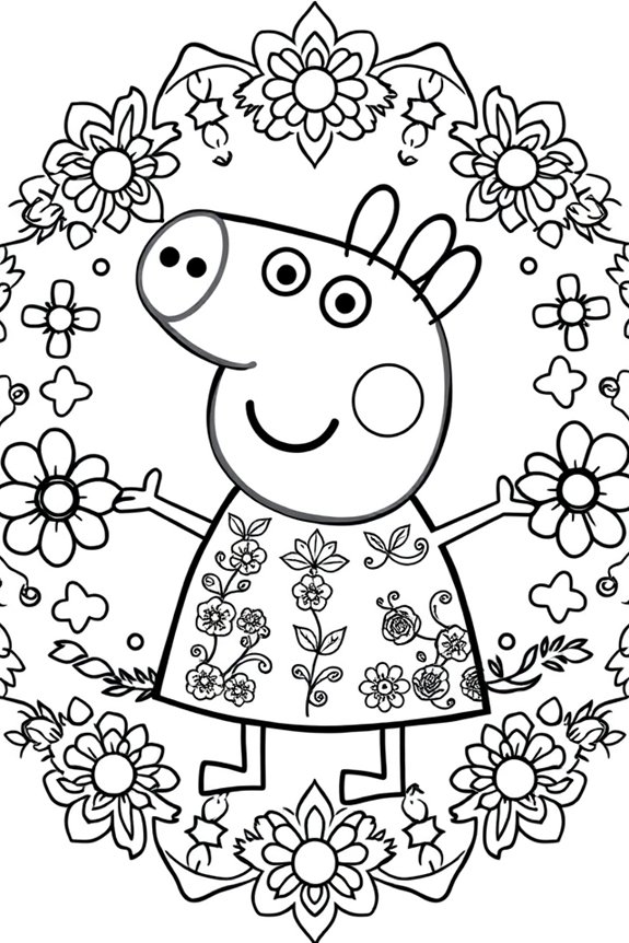 kostenloses Peppa Wutz Mandala