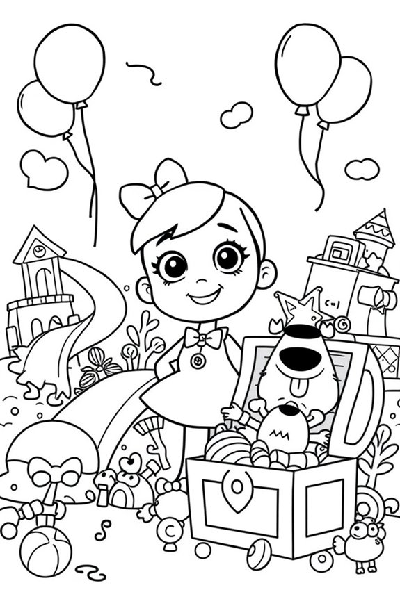 kostenlose Poppy Playtime Ausmalvorlage