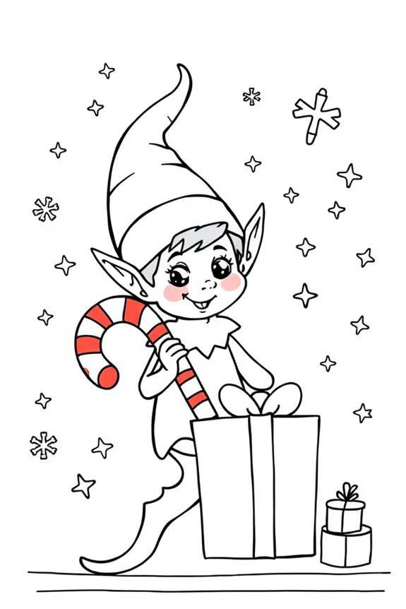 kostenlose druckbare Elf-Ausmalbilder