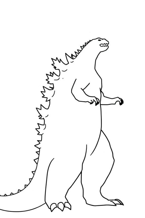 kostenlose druckbare Godzilla-Ausmalbilder