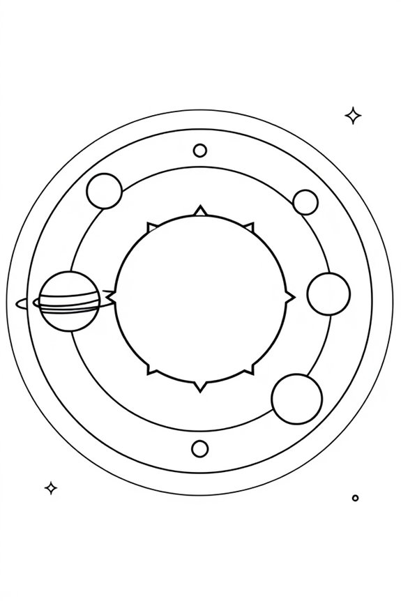kostenlos ausdruckbares Sonnensystem