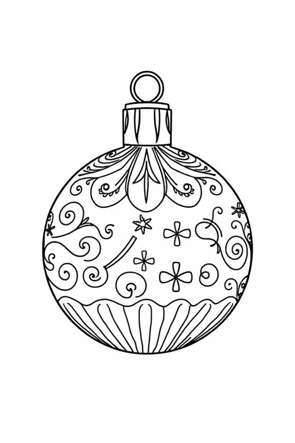 kostenlose einfache Ornament-Ausmalbilder