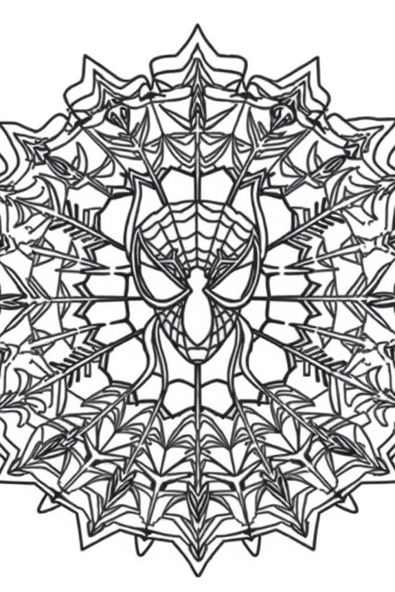 kostenlose Spider-Man-Malvorlage