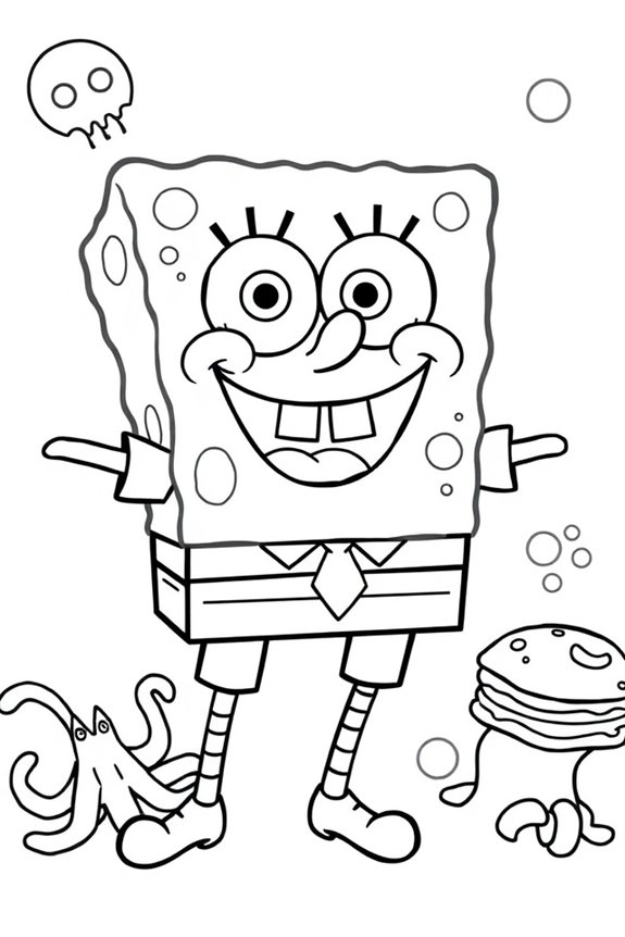 kostenlose SpongeBob-Malvorlagen