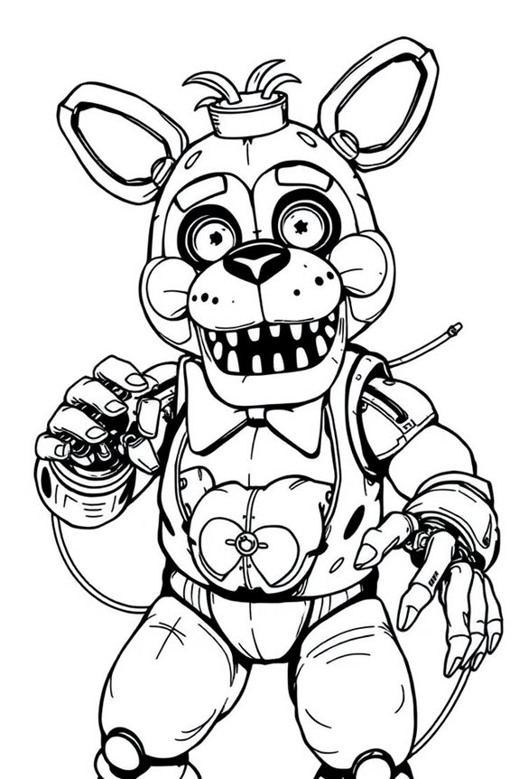 kostenloses Springtrap Ausmalbild