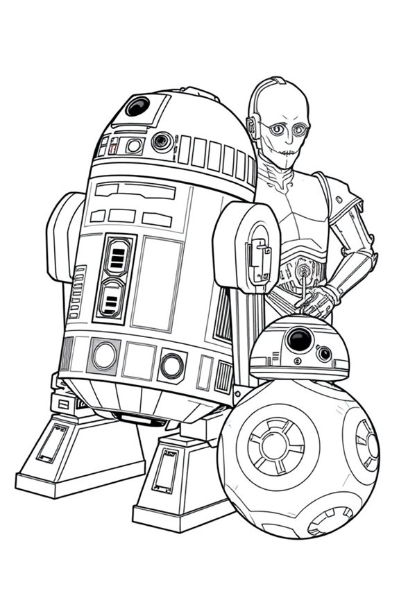 kostenlose Star Wars Ausmalvorlage