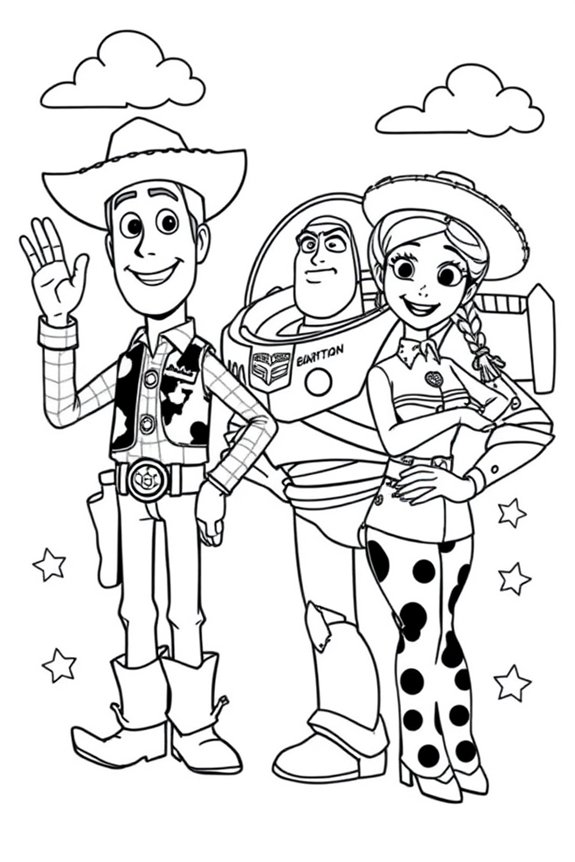 kostenlose Toy Story Malvorlagen