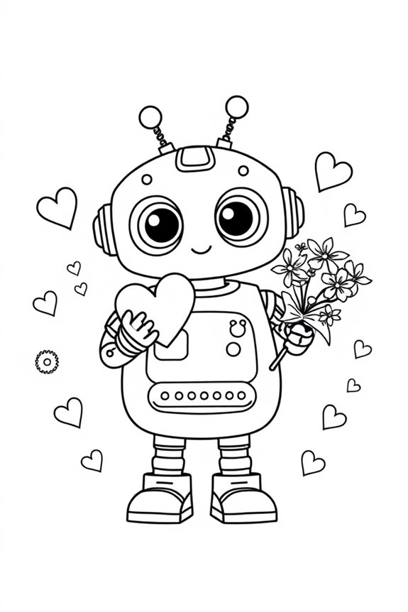 kostenlose Valentinstag Ausmalbilder