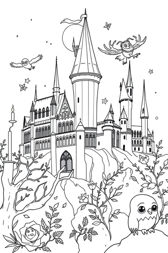 Harry Potter Ausmalbild