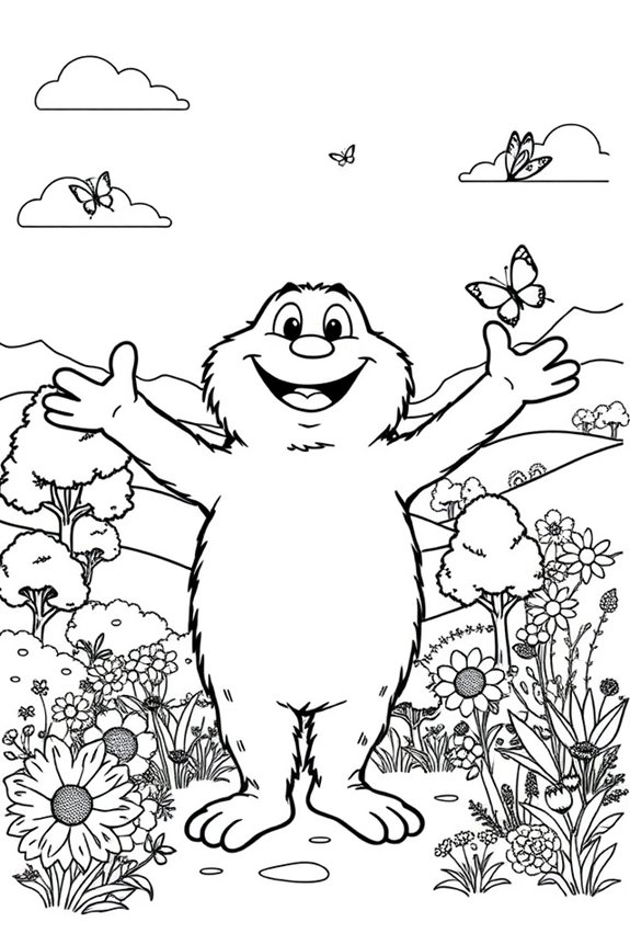 huggy wuggy Ausmalbild