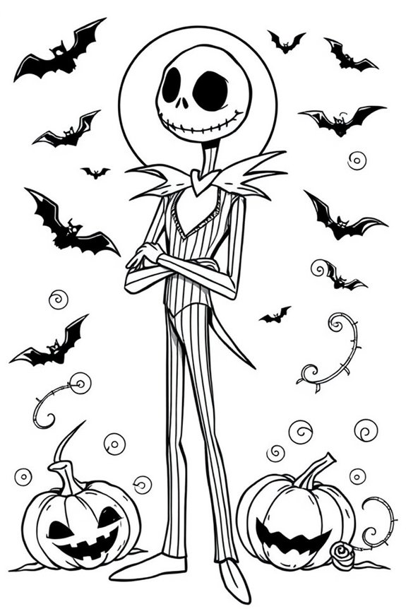 Jack Skellington Ausmalbild