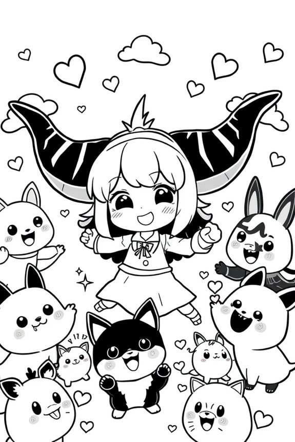 Kuromi Ausmalbild Spaß