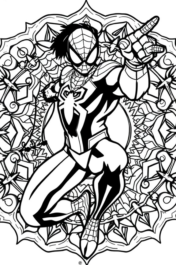 Miles Morales Ausmalbild