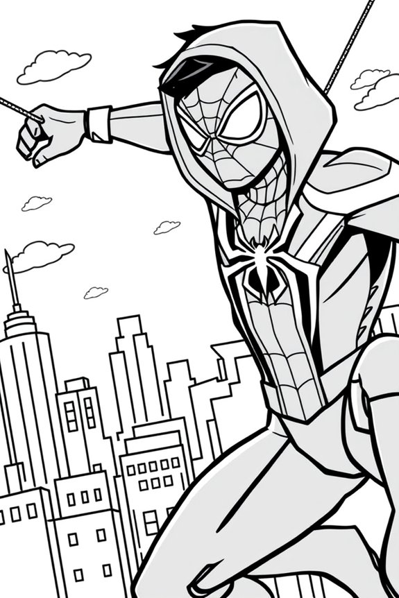 Miles Morales Ausmalbild