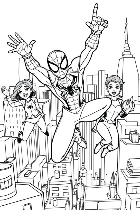 Miles Morales Ausmalbild