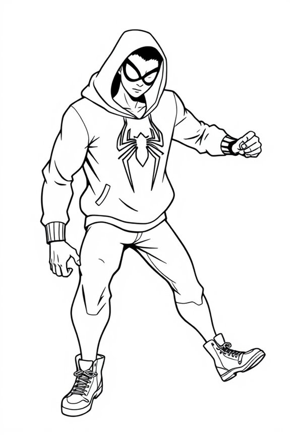 Miles Morales Ausmalbild