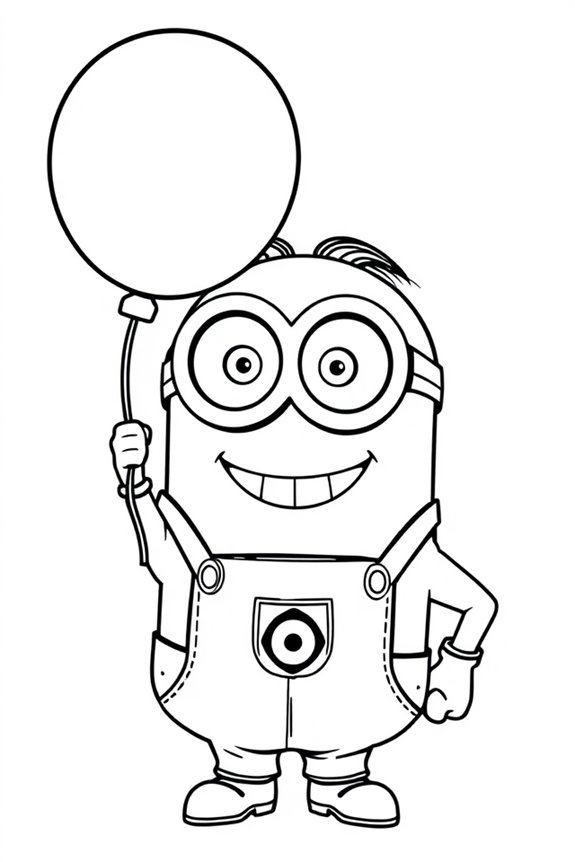 Minion Malvorlage herunterladen