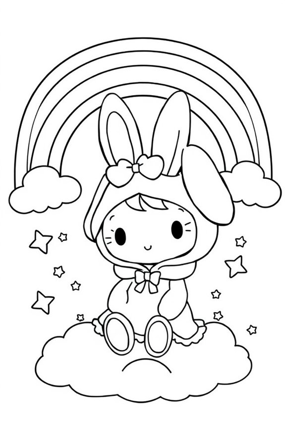 Mein Melody Ausmalbild