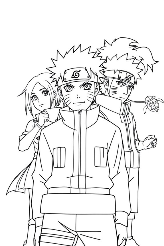 Naruto Malvorlagen herunterladen