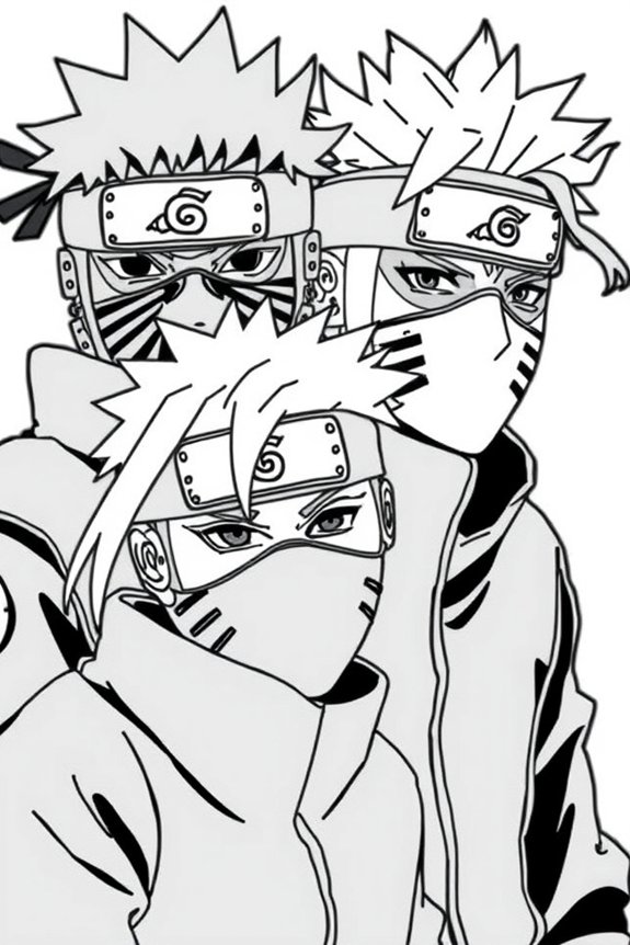 Naruto Stirnband Ausmalbild