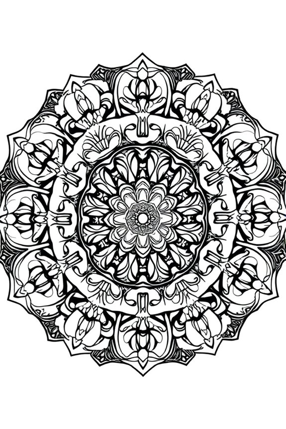 gemustertes Auto Mandala Ausmalbild