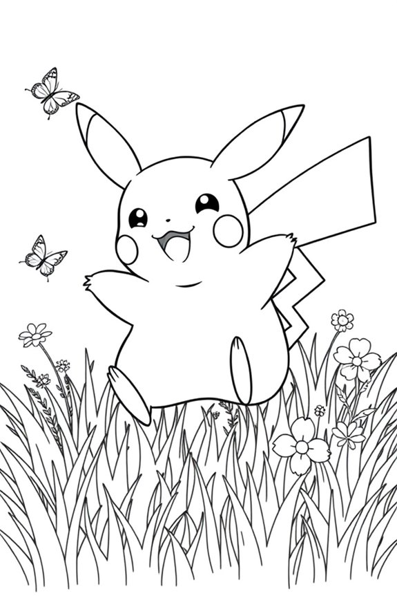 Pikachu Malvorlagen Aktivität