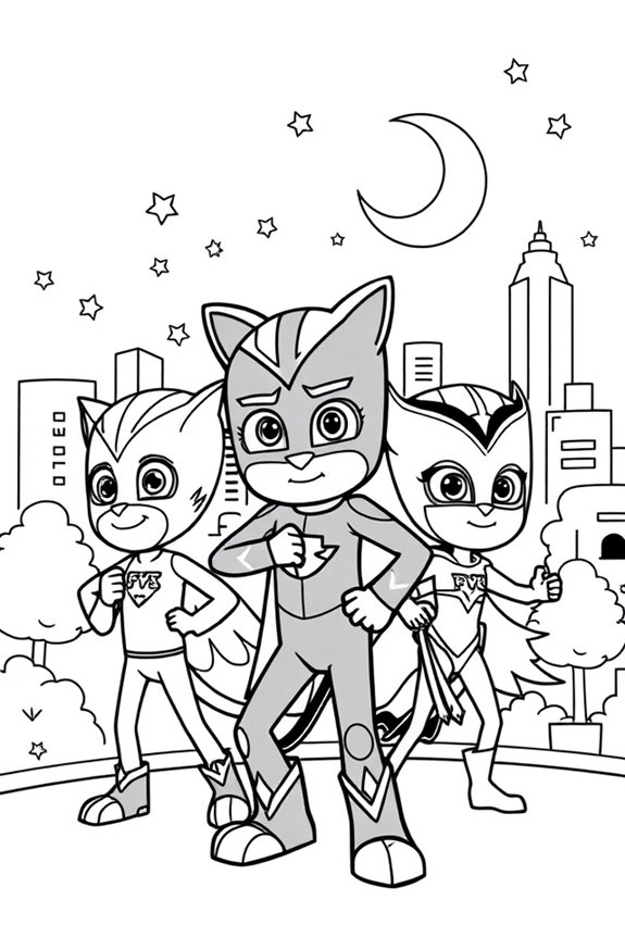 PJ Masks Ausmalbild